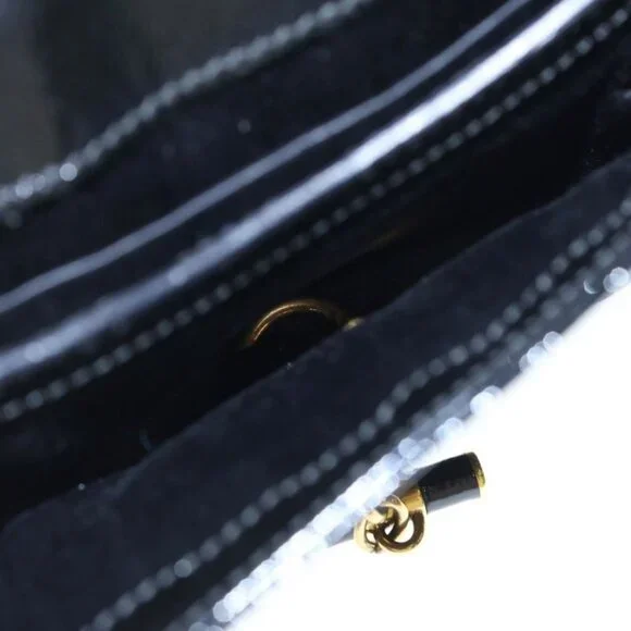 Saint Laurent Yves Star Motif Chain Shoulder Bag Black - Picture 4 of 6